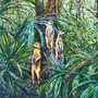 Dschungel VII/ 2025/ oil on canvas/ 80 x 70cm