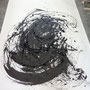 Large ink painting 1 / 230 x 150 cm /  Inks on paper