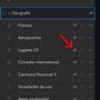 Aquí se pueden activar las subcapas