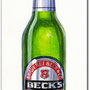 "Beck's Beer"/Acrylfarben auf Malkarton 21×50 cm