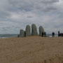 Skulptur am Strand von Punta del Este