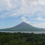 Blick auf den Vulkan Masaya