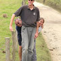 Im Valle Cocora: Tobias mit Colin und Liz