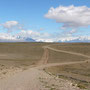Straße in den Nationalpark Perito Moreno