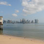 Blick von der Altstadt aufs moderne Panama-City