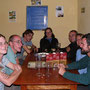 Globetrotter-Treffen in Cusco (v.l.): Kim, Tobias, Flo, Thekla, Colin, Liz und Douglas