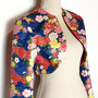 boléro court japonais fleurs my oppa creation jacket veste