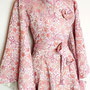 My Oppa papillon origami veste manteau kimono casual steampunk rose japonais, + ceinture obi  coat jacket large manche, mariage cérémonie lolita