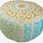 Meditationskissen rund luxus 15 cm whitetime -1
