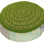 meditationskissen-rund-10cm-luxus-gruenes Wunder 3