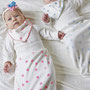 Babydreiecktuch mit Mini OM Print