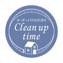 2024年　オーダーメイドお片付け　Clean up time　ロゴデザイン