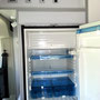 larger waeco fridge in handy, elevated position