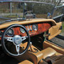 Morgan Roadster Sports Green Innenraum