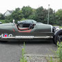 Morgan 3-Wheeler Grün Matt Seitenprofil