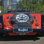 Morgan Plus 8 Rot/Schwarz Heck