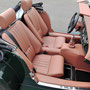 Morgan Roadster Sports Green Innenraum