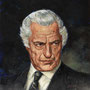 GIANNI AGNELLI, by A.Molino. Acrylics and oils on cardboard, 1985. Price: 40.000 € (taxes and Vat included).