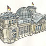 Bundestag. Ink on paper, 2009