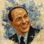 SILVIO BERLUSCONI, by A.Molino. Tempera on panel, 1994. Private collection.