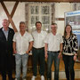 Hampi, Walter, Roger, Ivo, Matthias, rechts unsere Neuen Revisoren Sandra und Carola 