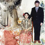 "Weddings", digital collage, 2001. My parents had a western wedding but my mother also had a Chinese wedding dress which various members of the family (including myself) have borrowed.