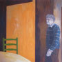 "Orange Wall", oil on canvas, 36" x 48", 2013. NFS