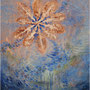 "Adrift", acrylic and nature print on canvas, 30"x24", 2008. NFS