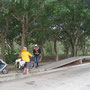 <font size="+2"><b>Haltestelle für den Cyclobus bei der Ciudad Cienfuegos