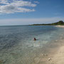 <font size="+2"><b>ein Bad am Meer nach 95km an diesem Tag !