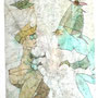 Une femme sauvage et..., Froissage, signed 1974, 35,5x25,5 sold