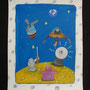 Telecommunication, gouache,paper, 60x45cm,1994, € 2.000