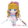 PMF-016  ブライス　ペーパークラフトドール  junie  moonie　ブライス CWC:株式会社クロスワールドコネクションズ  https://www.blythedoll.com/  ※慶進社は、ブライスの公式代理店である株式会社クロスワールドコネクションズ様（CWC）の依頼により、 ブライスペーパークラフトドールを生産しました。