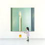 Museum XI/ 2025/ oil, colorpencil on paper/ 60 x 50cm