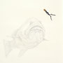 Begegnung/ 2023/ oil, pencil, watercolour on paper/ 30 x 24cm