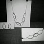 Geo-Metric: Elliptical £28 (Necklace) £18 Bracelet £13 (Earrings) £55 (Set)