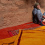 Woman and carpets - Maroco -