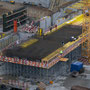 The worksite of new main railway station of Vienna, 2011- Austria -