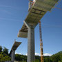 Poya Bridge worksite in 2014, Fribourg - Switzerland -