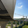 Poya Bridge worksite in 2014, Fribourg - Switzerland -