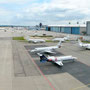 The worksite of new TAG Aviation's mainetance center in Geneva - Morand Sa, 2011- Switzerland -