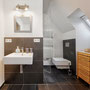 Badezimmer im Spitzboden