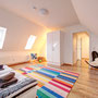 Schlafzimmer im Spitzboden