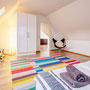 Schlafzimmer im Spitzboden