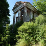 Schlossruine Onuskis an der Grenze zu Kurland-Lettland, Litauen (2018), Parkseite