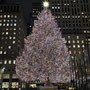 Der berühmte Weihnachtsbaum vor dem Rockefeller Center