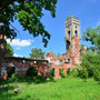 Die neogotische Ruine von Pudlowiec (dt.: Paudelwitz), Ostpreußen - Polen (2021)