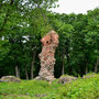 Ruine der Ordensburg Seehesten - Szestno, Ostpreussen - Polen (2019)