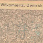 HISTORISCHE GENERALKARTE "WILKOMIERZ, DWINSK, WILNA, WILEJKA, SLONIM, MINSK" 1-2