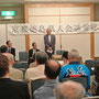総会　開会の挨拶は小川和廣京都徳島県人会副会長